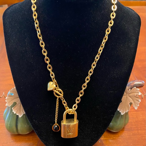 Authentic Louis Vuitton Lock Necklace - Picture 3 of 6